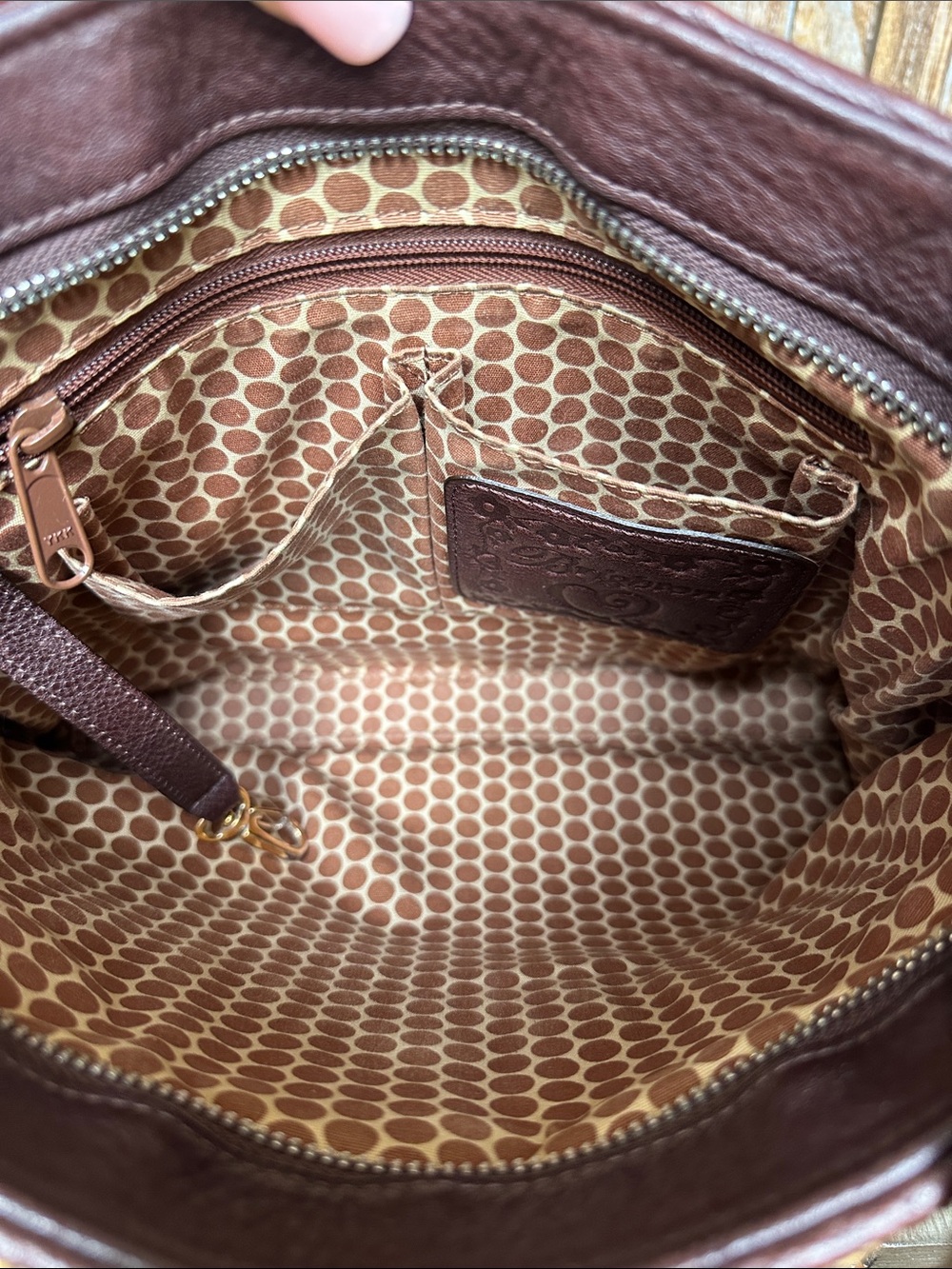 Brighton Woven Straw & Faux Crocodile Leather Crossbody Bag Purse - Picture 8 of 15